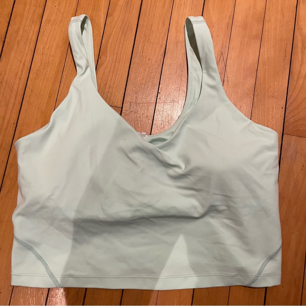 lululemon athletica Light Green Sports Bra
